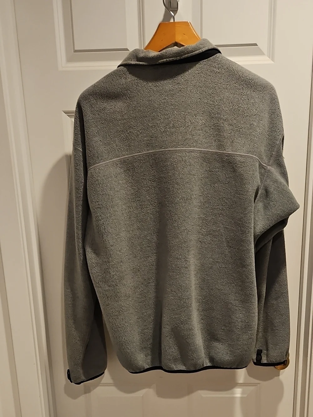 The North Face Grey and Black Fleece Zip Jacket